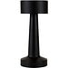 Aludra Wiederaufladbare dimmbare Tischlampe mit 3 Lichtmodi, schwarz