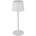 Alya Wiederaufladbare dimmbare Tischlampe mit 3 Lichtmodi, weiss