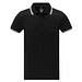 Amarago Polo mit abgesetztem Rand für Herren, schwarz, 3XL