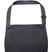 Andrea 240 g/m² Schürze mit verstellbarem Nackenband, dunkelgrau