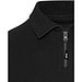 Apollo 245 g/m² Langarm Poloshirt Unisex mit Reißverschluss, schwarz, M