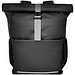 Aqua 15 wasserabweisende Fahrradtasche aus GRS Recyclingmaterial 20 L, schwarz