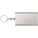 Arcturus 2000 mAh Powerbank aus recyceltem Aluminium mit Schlüsselanhänger, silber