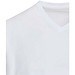 Balfour 200 g/m² Kurzärmeliges T-Shirt V-Ausschnitt Bio Baumwolle (OCS), unisex, weiss, 3XL