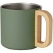 Bjorn RCS-zertifizierter Becher aus recyceltem Edelstahl mit Kupfer-Vakuumisolierung, 360 ml, heather grün