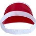 Bright Kappe mit transparentem Schirm, rot