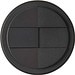 Brite-Americano® POP 350 ml isolierter Trinkbecher mit auslaufsicherem Deckel, schwarz