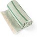 CAPLAN. Multifunktionstuch (260 g/m²) aus Baumwolle (90%) und recycelter Baumwolle (10%), Grün