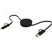 Citala 90 cm 5-in-1 Kabel aus recyceltem Kunststoff für Datenübertragung und 40W Schnellladung, schwarz