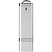 Flat USB-Stick, silber, 1GB