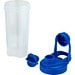 Forza 700 ml Sportflasche mit Shakerball, royalblau