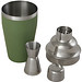 Gaudie Cocktailshaker aus recyceltem Edelstahl, heather grün