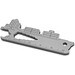 Geschenkartikel: ROMINOX® Key Tool Cargo Ship / Containerschiff (19 Funktionen) im Motiv-Mäppchen Werkzeug, silber