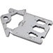 Geschenkartikel: ROMINOX® Key Tool House / Haus (21 Funktionen) im Motiv-Mäppchen Danke, silber