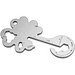 Geschenkartikel: ROMINOX® Key Tool Lucky Charm / Kleeblatt Glücksbringer (19 Funktionen) im Motiv-Mäppchen Große Helden, silber