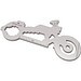 Geschenkartikel: ROMINOX® Key Tool Motorbike / Motorrad (21 Funktionen) im Motiv-Mäppchen Danke, silber