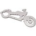 Geschenkartikel: ROMINOX® Key Tool Motorbike / Motorrad (21 Funktionen) im Motiv-Mäppchen Werkzeug, silber