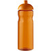 H2O Active® Eco Base 650 ml Sportflasche mit Stülpdeckel, orange/ orange