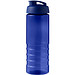 H2O Active® Eco Treble 750 ml Sportflasche mit Stülpdeckel & Trinkklappe, blau, blau