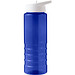 H2O Active® Eco Treble 750 ml Sportflasche mit Stülpdeckel & Trinktülle, blau, weiß