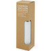 Hulan 540 ml Kupfer-Vakuum Isolierflasche mit Bambusdeckel, weiss