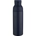 Illuminate 650 ml RCS-zertifizierte doppelwandige Trinkflasche aus recyceltem Edelstahl mit 3-teiligem Deckelset, navy