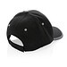 Impact AWARE™ 280gr Brushed rCotton 6 Panel Kontrast-Cap, schwarz