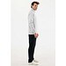 IQONIQ Elgon Quarter-Zip-Sweater, light heather grey, XL