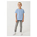 Iqoniq Koli Kids T-Shirt aus recycelter Baumwolle, sky blue, 13-14 y
