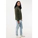 IQONIQ Maiko Herren Steppjacke aus recyceltem Polyester, khaki, L
