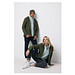 Iqoniq Makalu Herren Softshelljacke aus recyceltem Polyester, khaki, L