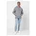 Iqoniq Trivor Mikrofleece-Kapuzenjacke, storm grey, XXL