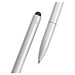 Kymi Stift mit Stylus aus RCS recyceltem Aluminum, silber