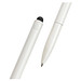 Kymi Stift mit Stylus aus RCS recyceltem Aluminum, weiß
