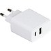Ladegerät mit 20W Power Delivery und Quick Charge für USB Typ A und Typ C