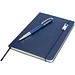 Legato Elegance A5 Hardcover Notizbuch mit Tintenroller Set, Ozeanblau