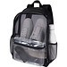 Mesh 18 L Rucksack aus Recyclingmaterial, schwarz