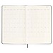 Moleskine Hardcover 12 Monate Wochenkalender L vertikal, schwarz
