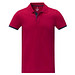 Morgan Polo für Herren, zweifarbig, rot, XL