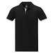 Morgan Polo für Herren, zweifarbig, schwarz, L