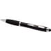 Nash RCS Stylus Kugelschreiber aus recyceltem Kunststoff mit farbigem Schaft und schwarzem Griff (schwarze Tinte), schwarz
