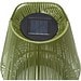 Originalhome Lampion tragbare Laterne aus recyceltem Material, grün
