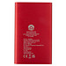 Pep 4000 mAh Type-C Powerbank aus recyceltem Aluminium, rot