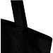 Peru Blend 180 g/m² Tragetasche aus GRS recycelter Baumwolle 7L, schwarz