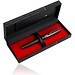 Pierre Cardin® ODETTE Rollerball pen, schwarz/gunmetal