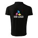 MALFINI Polohemd Herren Pique Polo, 2XL, schwarz