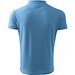 Polohemd Herren Pique Polo, XL, azureblau
