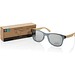 Prism Sonnenbrille aus RCS rec. Kunststoff mit Bambusbügeln, braun