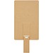 Rechteckiger, ausklappbarer USB-Stick in Kreditkarten-Format, Kraftpapier, 1GB