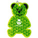 Reflektor Bär, transparent-blau Reflektor Bär, transparent-blau